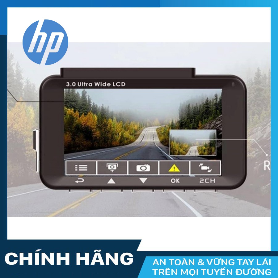 Camera hành trình HP F870G + RC3 + thẻ nhớ 32GB Class 10 - hàng chính hãng