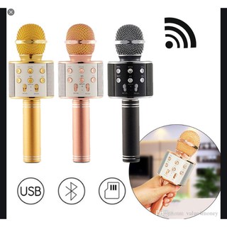 míc  karaoke  WS-858/V8 thích ca hát hay 2022