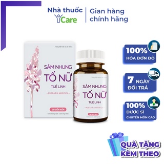 [QUÀ TẶNG] Sâm nhung tố nữ Tuệ Linh lọ 30 viên bổ sung nội tiết căng tràn sức xuân