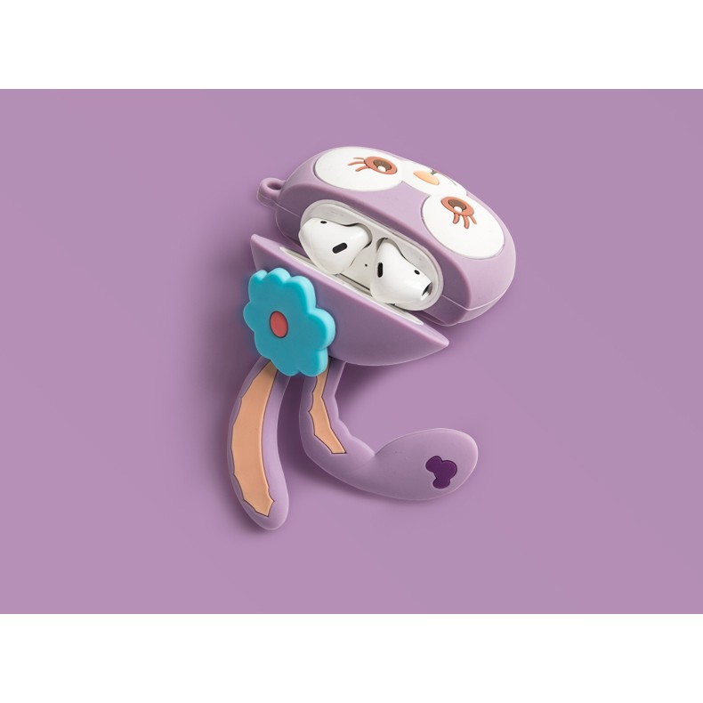 Ốp Bảo Vệ Hộp Đựng Tai Nghe Airpods 1 / 2 / 12 Kiểu Hoạt Hình Xinh Xắn