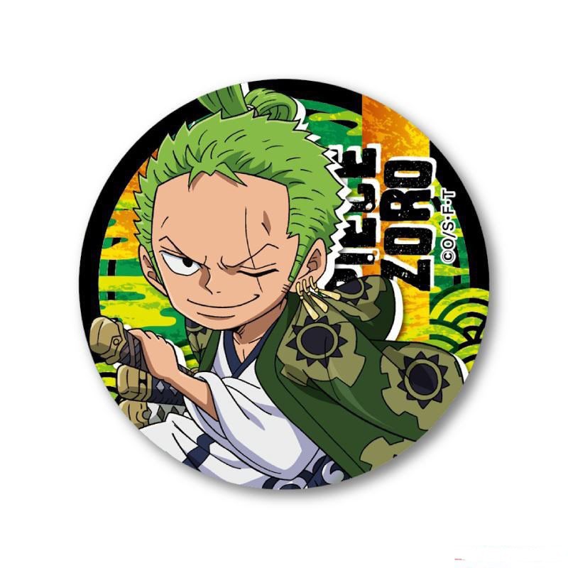 Huy hiệu in hình One Piece Đảo Hải Tặc phụ kiện cài áo túi anime chibi xinh xắn dễ thương m06