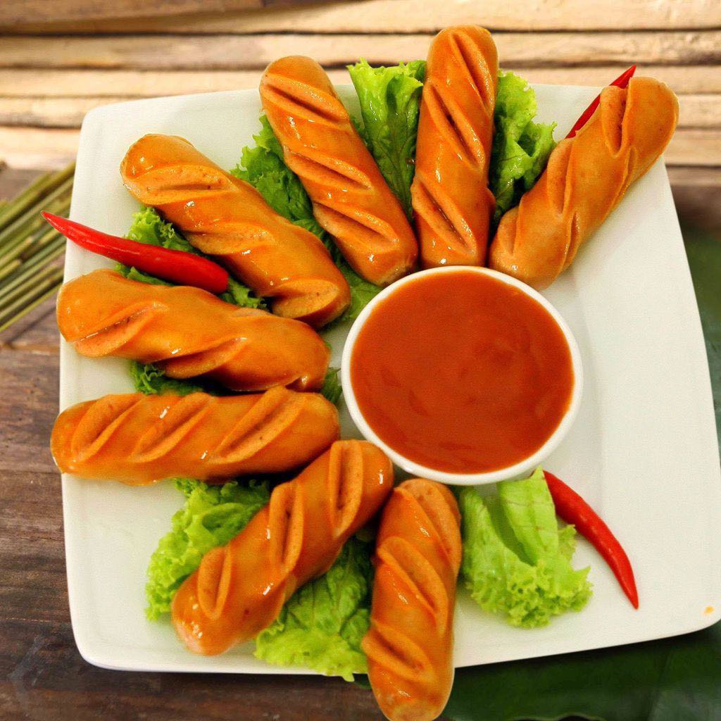 Xúc Xích Wico Gói 10 Cái  500g, Của Công Ty DABACO Thương Hiệu Thực Phẩm Số 1 Việt Nam, Vệ Sinh An Toàn Thực Phẩm [HN sh