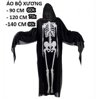 Trang phục hoá trang bộ xương Halloween