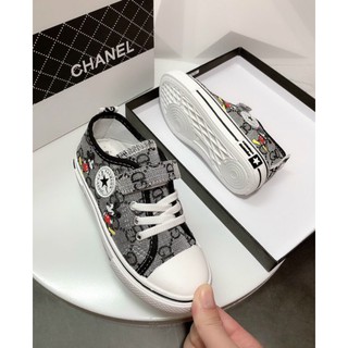Giày Mickey có logo cho bé trai/bé gái[Hàng Sẵn]