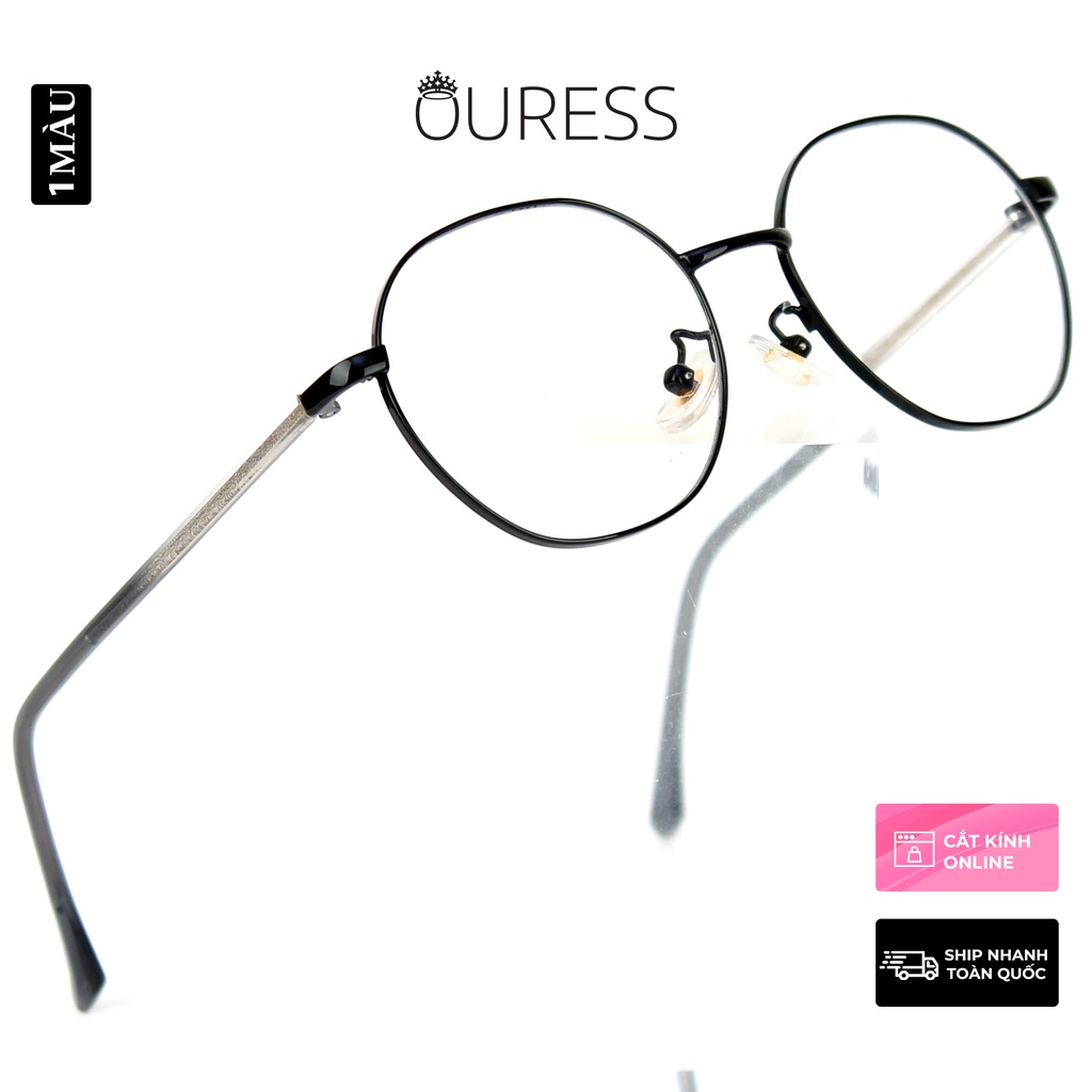 Gọng kính Titanium 85013D thời trang cao cấp nam nữ siêu nhẹ siêu bền OURESS