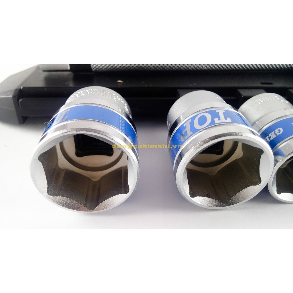 Bộ tuýp 10 chi tiết 1/2&quot; cần tư động TOP tbs12245 (Bạc)