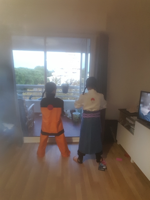 Trang phục hóa trang Naruto có tóc giả với băng đô độc đáo cho người lớn và trẻ em