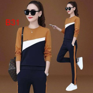 Đồ Bộ Thu Đông Nữ Thể Thao Thời Trang Dạo Phố Mặc Nhà Cao Cấp_B31