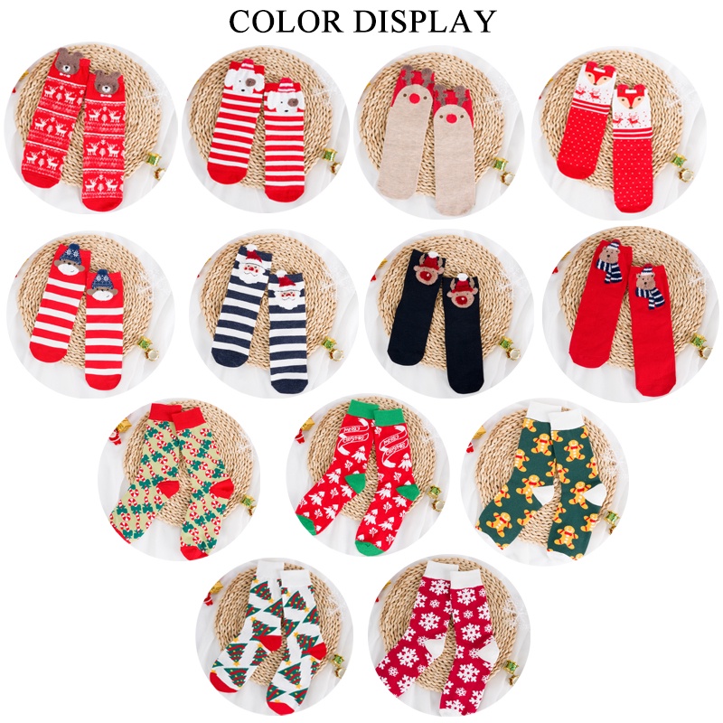 Đôi vớ họa tiết giáng sinh dễ thương bắt mắt