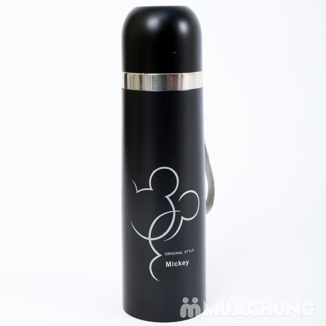 Thanh lý-Bình giữ nhiệt hình Mickey tiện lợi 500ml
