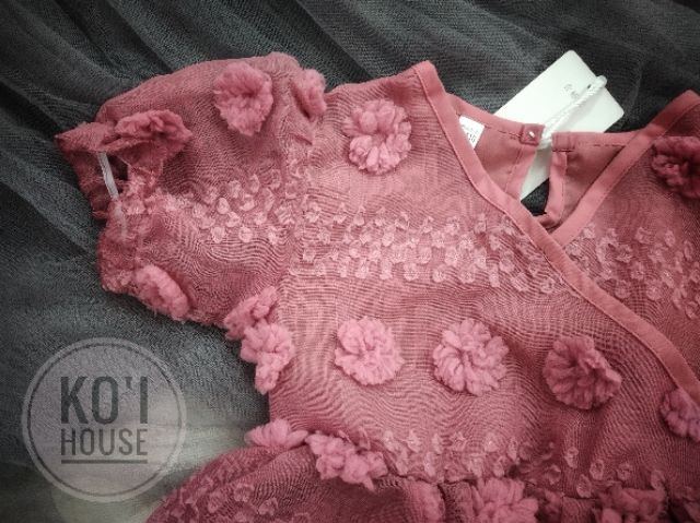 Váy hoa nổi cho bé gái MẪU HOT HÈ 2020