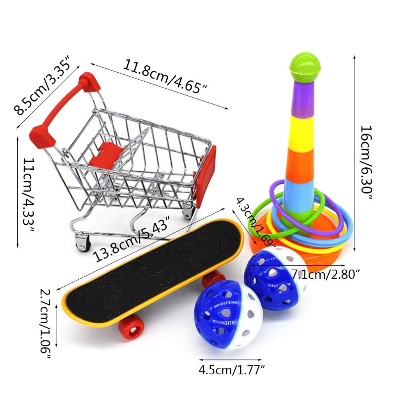 Set 5 Vòng Đứng Mini Hỗ Trợ Luyện Tập Trượt Ván
