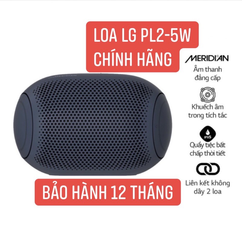 Loa Bluetooth LG XBoom Go PL2 - HÀNG CHÍNH HÃNG - FULL BOX NGUYÊN SEAL
