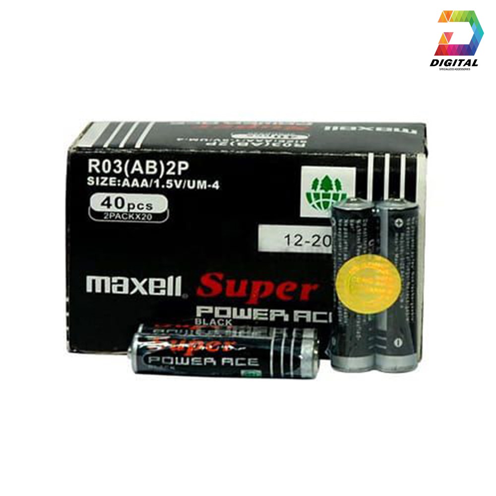 2 Viên Pin AAA Maxell Chính Hãng