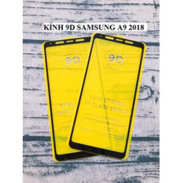Bộ 4 kính cường lực Bóng,mịn,Đẹp Cao cấp sam sung A9 (2018)