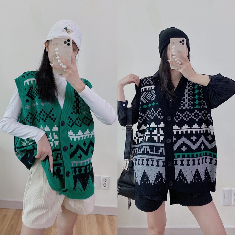 Gile thổ cẩm cài khuy 449 ( ẢNH THẬTBY DOKEYYY)