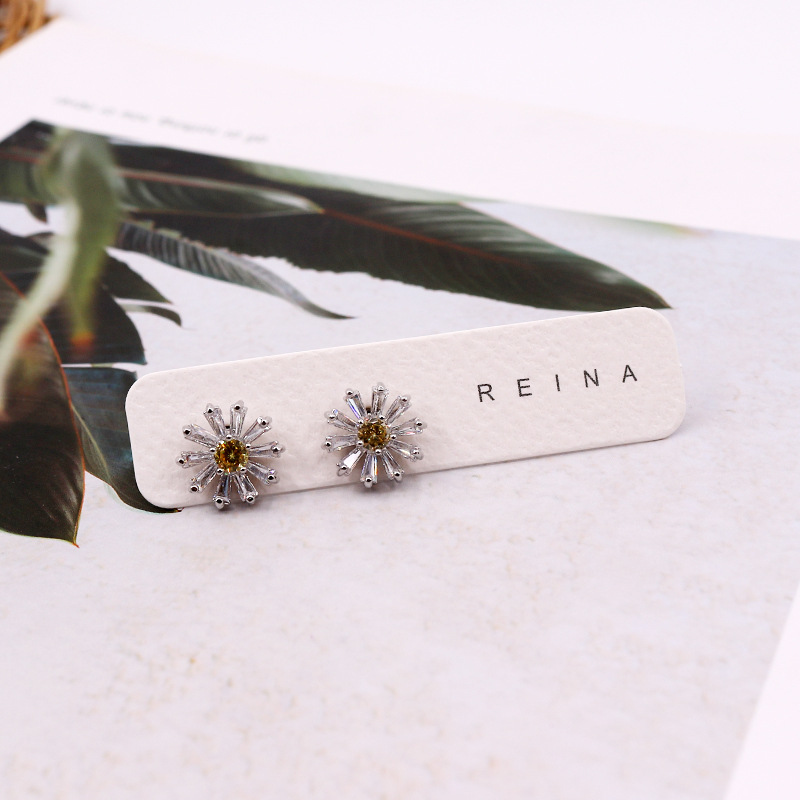 100 Pcs Solid White Letter Earrings Necklaces Jewelry Packaging Card Clothes Tag