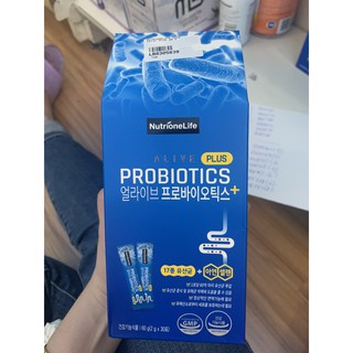 Men Vi Sinh Tăng Cường Lợi Khuẩn Nutrionelife Alive Probiotics Plus Hàn Quốc (Hộp 30 Gói)