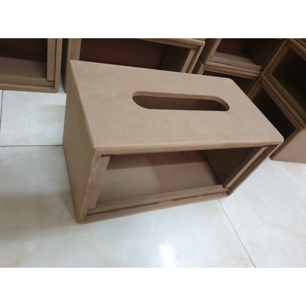 Box Gỗ MDF 12mm kích thước ( dài x rộng x cao) 400mm x 220mm x 220mm, Khung ecăng,Tấm Control