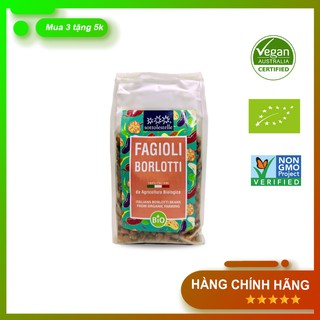 Đậu Cúc Ý hữu cơ 400g Sottolestelle Organic Italian Borlotti Beans