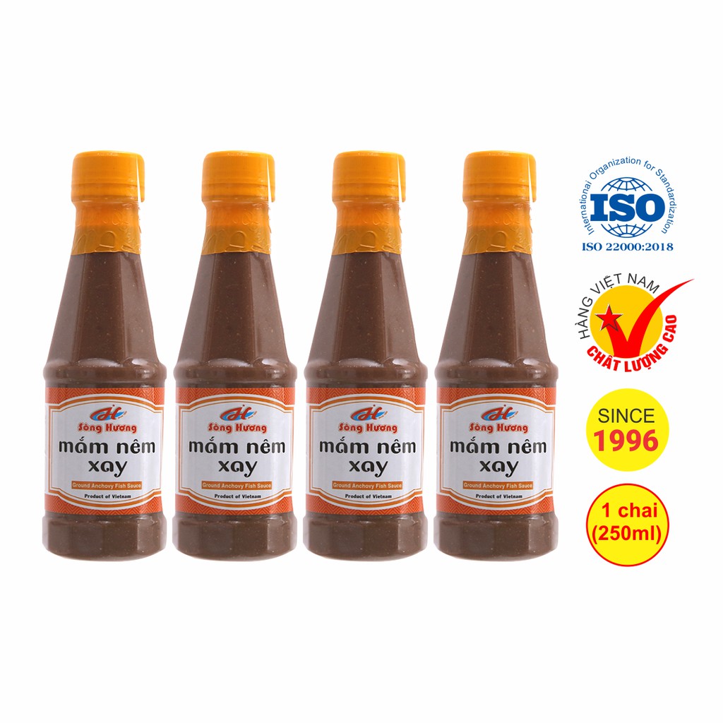 4 Chai Mắm Nêm Xay Sông Hương Foods Chai 250ml - Ăn kèm bún đậu , chấm xoài , thịt luộc , nấu bún riêu , kho thịt | BigBuy360 - bigbuy360.vn