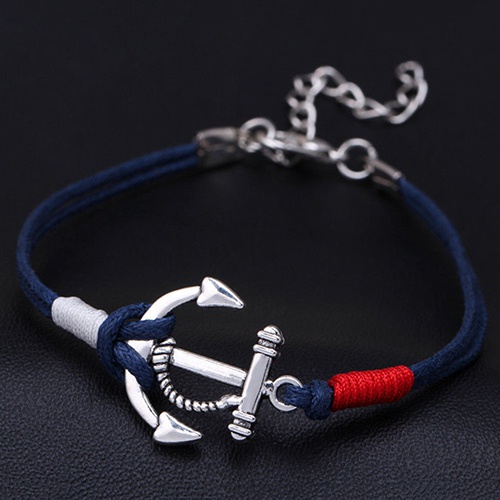 Vòng đeo tay mặt hình mỏ neo độc đáo cho nữ