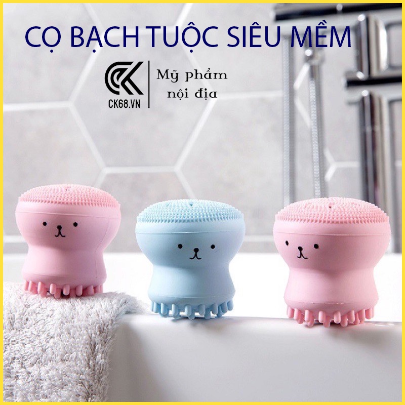 Cọ rửa mặt bạch tuột 💕FREESHIP💕 Máy rửa mặt bạch tuộc, máy rửa mặt mini
