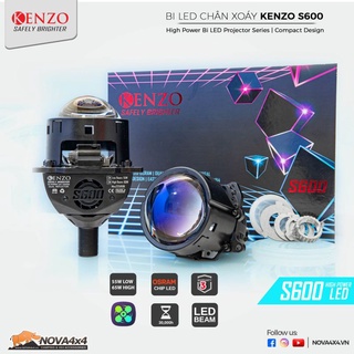 Bi led hiệu suất cao kenzo s600 – thiết kế chân xoáy