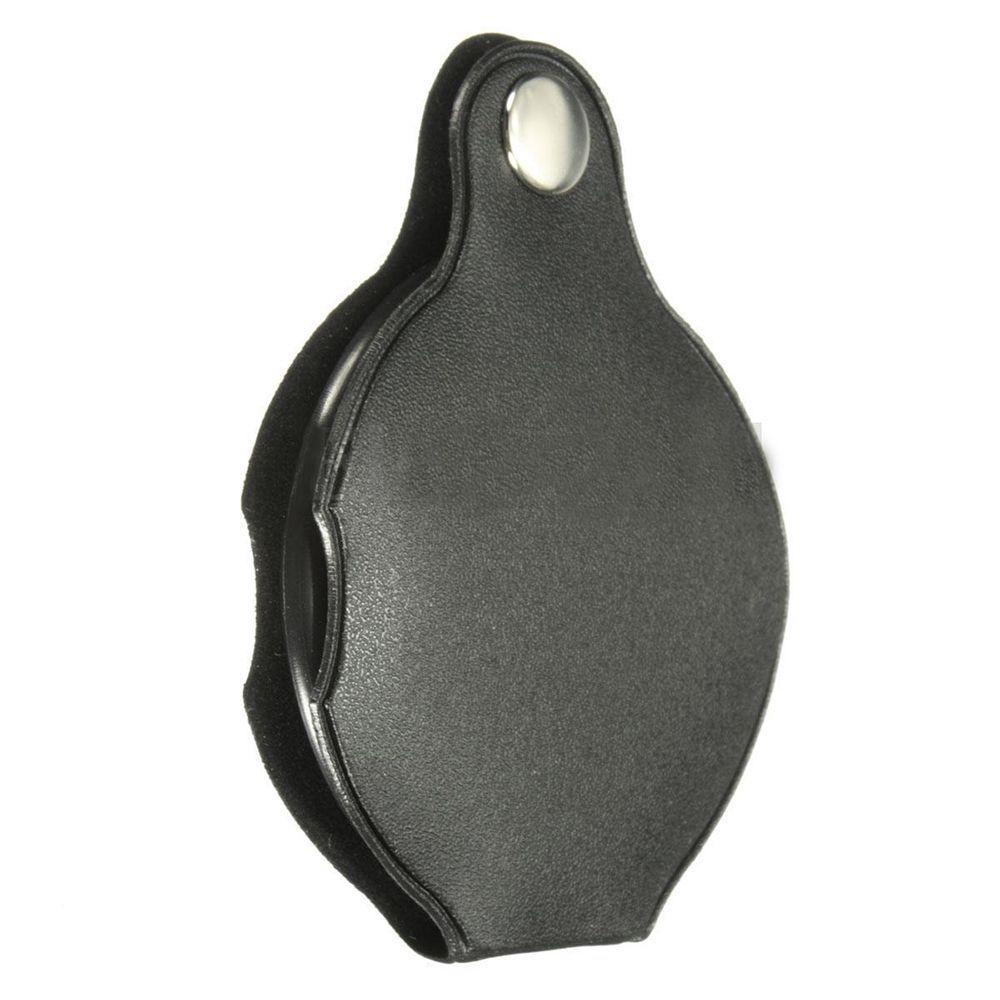 Kính Lúp Mini 10x Bằng Da PU Có Thể Gấp Gọn Kèm Túi Đựng Tiện Dụng