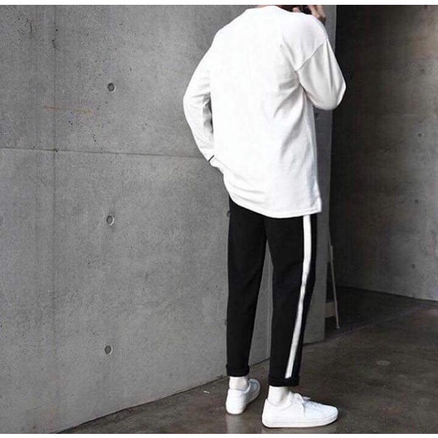 Quần Jogger Nam Phối 1 Sọc Ca TÍnh