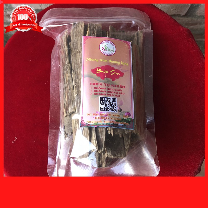 [Giác Trầm] Giác Trầm Hương Thiên Nhiên 100% dạng túi 100gam - (Hương Trầm Sạch Búp Sen)
