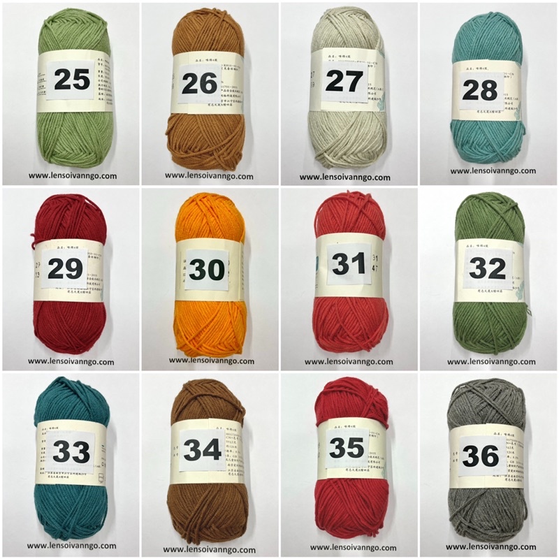 Len Susan’s Family 4 (Bảng màu 2) (cuộn 50gr)