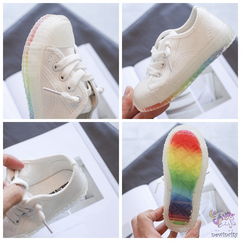 Giày thể thao vải canvas thoáng khí phong cách Hàn Quốc thời trang năng động cho bé