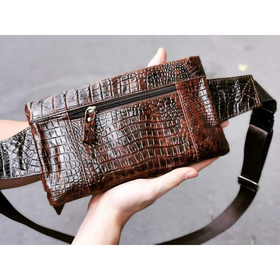 BẢO HÀNH TRỌN ĐỜI] Túi bao tử / Sling Bag Cao Cấp Hàng Đẹp Gạt Tàn Store / Cam Kết Da Bò Thật 100% - IPMN116 | BigBuy360 - bigbuy360.vn