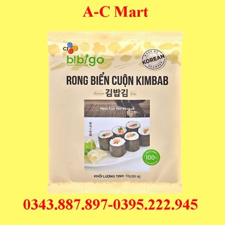 RONG BIỂN CUỘN CƠM BIBIGO 10G ( 5 LÁ )