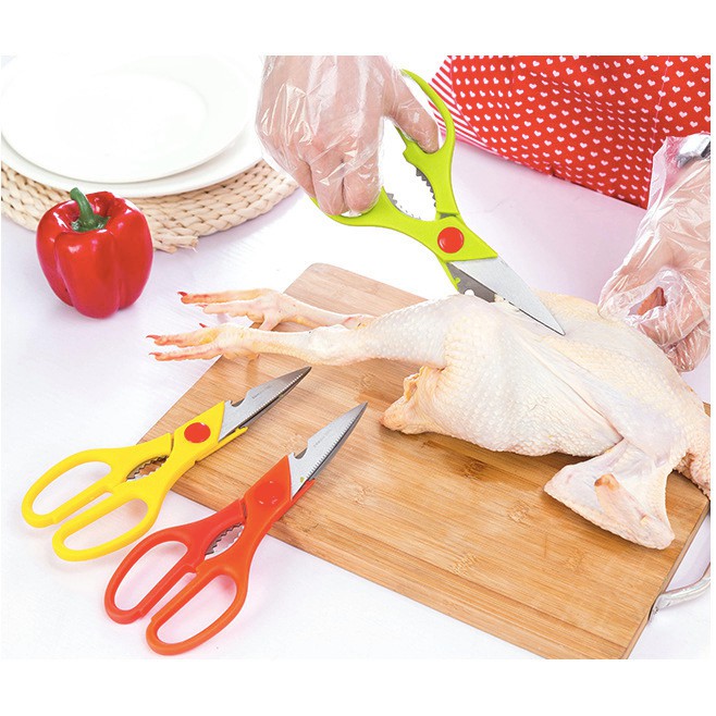 Kéo cắt đa năng, kéo cắt thực phẩm,Thịt/Rau Củ Siêu Bền