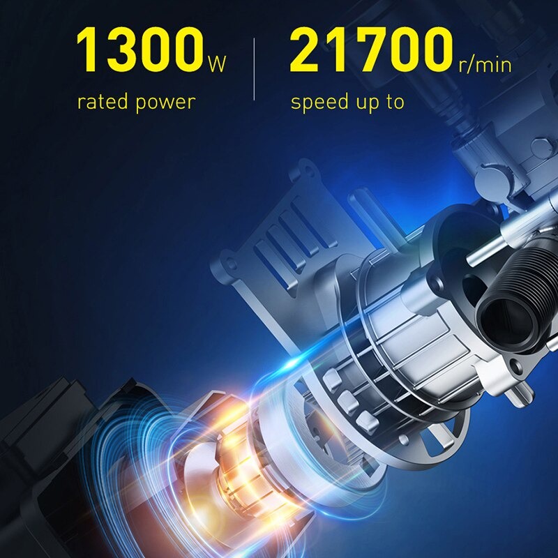 Máy rửa xe cao cấp Baseus công suất lớn 1300W/1200W IPX5 dùng cho gia đình, vệ sinh nhà cửa và các thiết bị