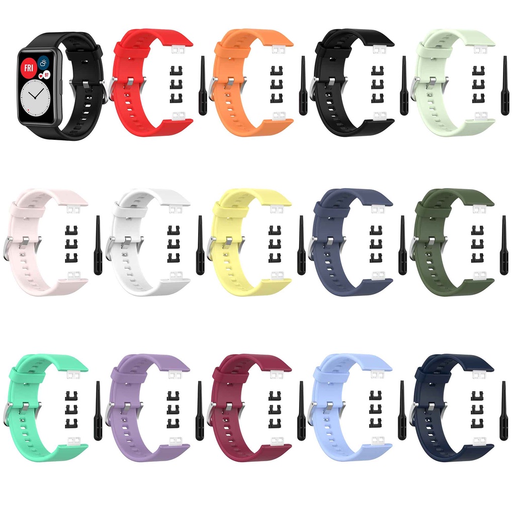 Dây Đeo Silicon Thay Thế Đồng Hồ Thông Minh Huawei Fit 2020
