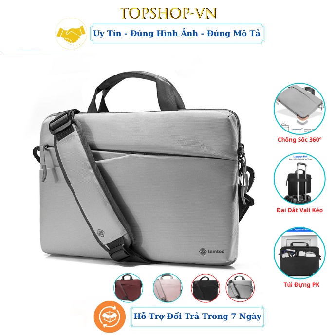 Túi Xách TOMTOC (USA) - A45 Messenger, Túi Chống Sốc Cao Cấp Bảo Vệ 360 ° - Bảo Hành 12 Tháng ( 1 Đổi 1 )