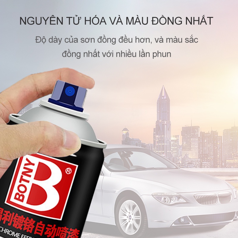 [HCM]BOTNY SƠN PHUN Kim loại mạ Bánh xe Chống gỉ Sơn phun 300ml-SK-BOTNY-11