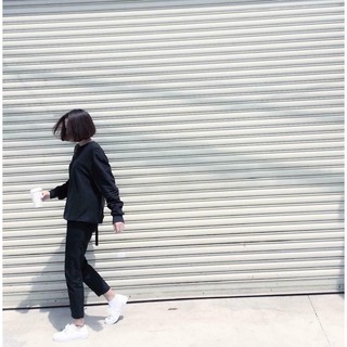 QUẦN KAKI ĐEN TRƠN BASIC UNISEX