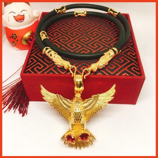 Dây chuyền Phong thủy mặt Đại bàng Vòng cổ phong cách Phú lê