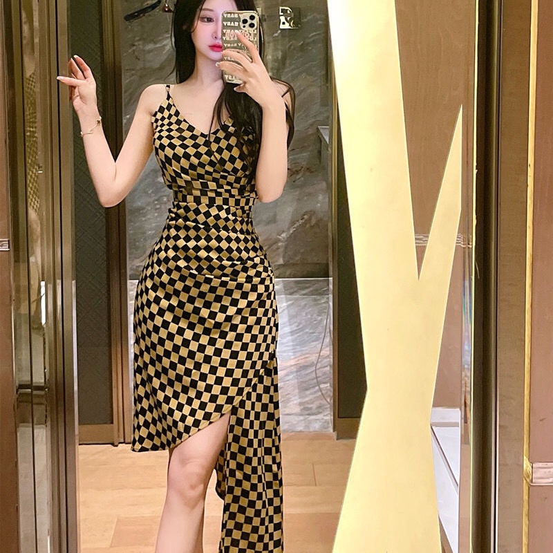 Đầm Hai Dây Thiết Kế Mới Quyến Rũ Thời Trang Mùa Hè Dành Cho Nữ