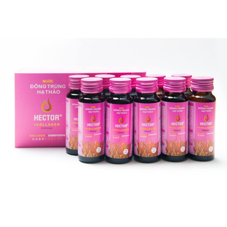 Nước Đông Trùng Hạ Thảo Hector Collagen Hộp 10 Chai Hector Cordyceps Collagen ,hộp 10 chai