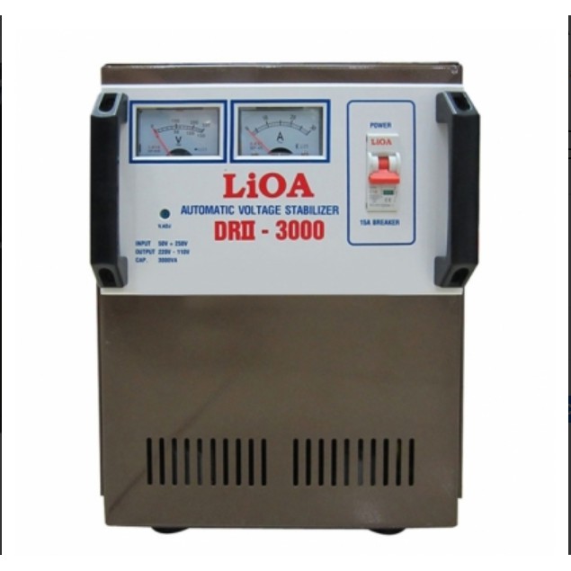 ỔN ÁP 1P DRII LIOA DRII-3000 3KVA dải 50V - 250V