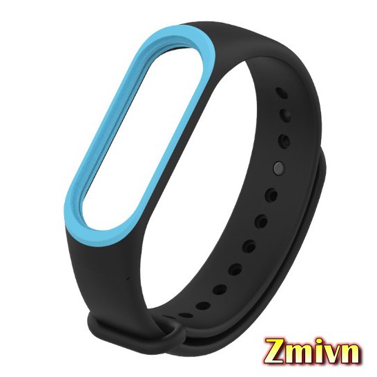 Dây đeo Mijjobs Xiaomi Miband 3 /4 - Có màu viền