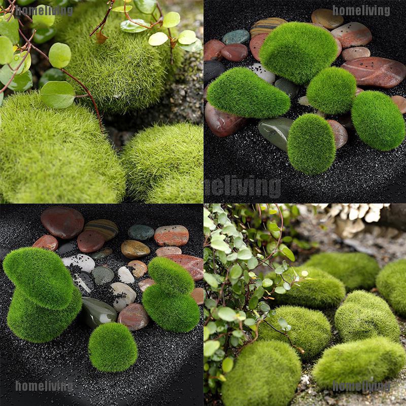 Đá rêu xanh mô phỏng với 3 kích thước để trang trí độc đáo