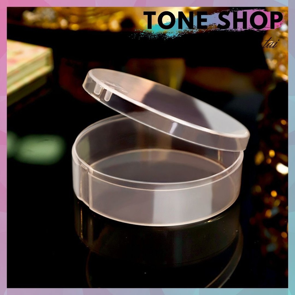 Hộp tròn đựng phụ kiện trang điểm, đồ trang sức Tone shop - H058