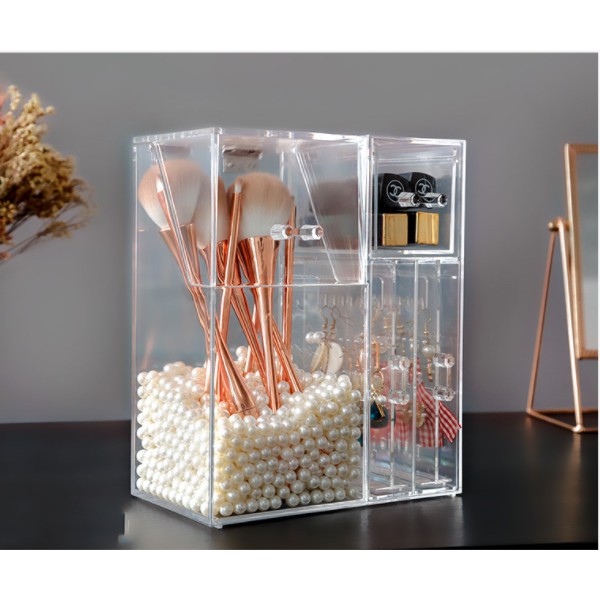 HỘP ĐỰNG CỌ TRANG ĐIỂM ĐỀ BÀN TIỆN LỢI