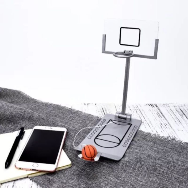 Máy bắn bóng rổ mini để bàn giảm stress trò chơi bắn rổ để bàn giảm stress văn phòng đồ chơi thư giãn bóng rổ